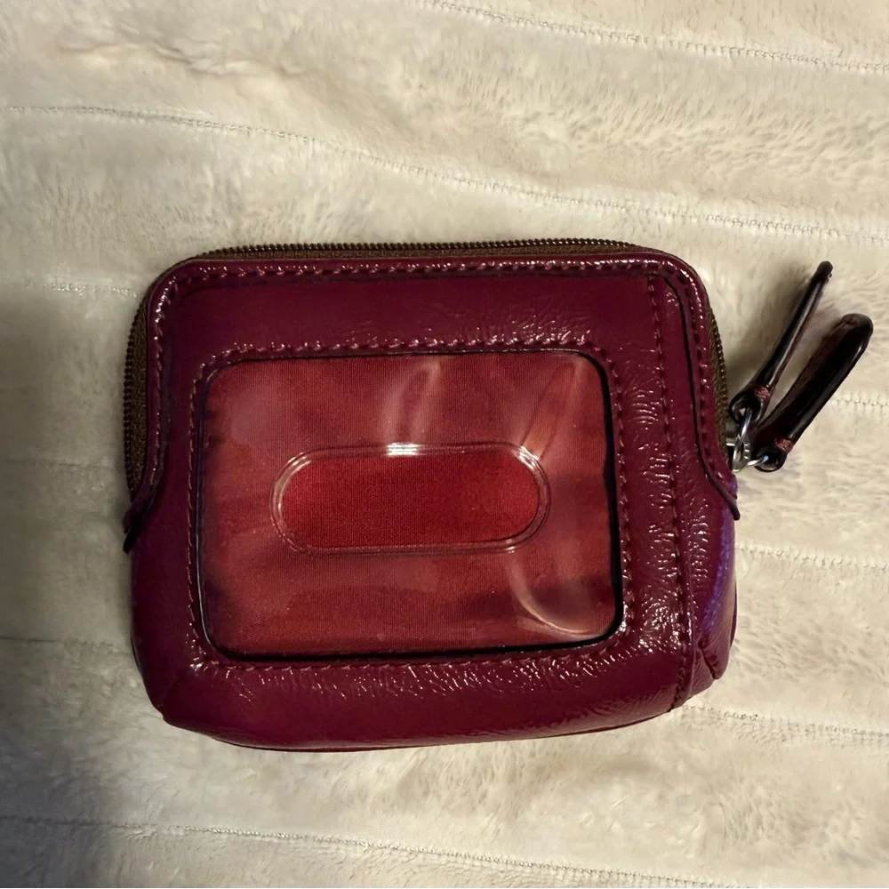 Coach Pink and signature canvas print wallet - Picture 2 of 5